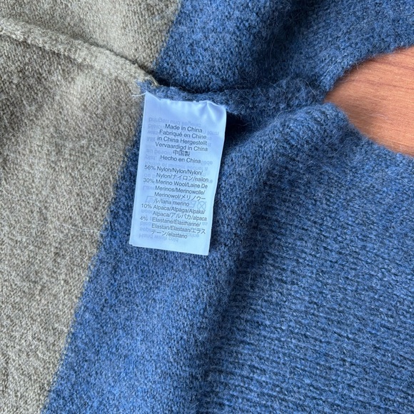 MADEWELL Kent Colorblock Long Cardigan Size xxs - Picture 7 of 9